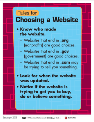 questions to ask to evaluate a website