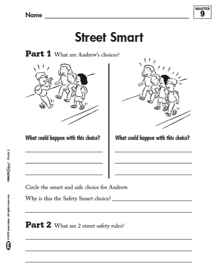 example of student worksheet