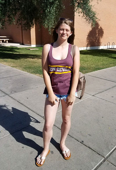 Melanie at Arizona State