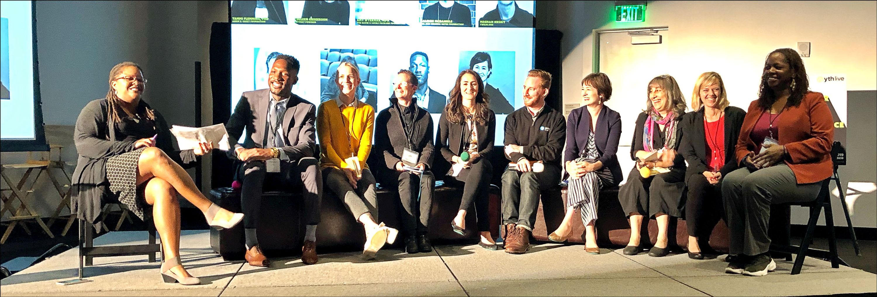 Funders' plenary at the end of YTH Live 2019