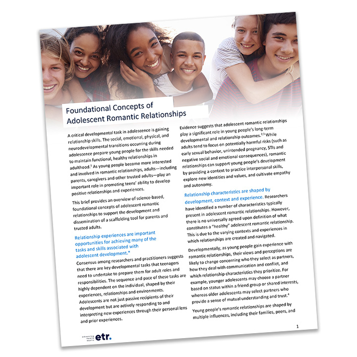 Foundational Concepts of Adolescent Romantic Relationships
