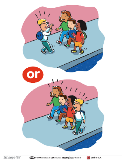 possible choices to stay safe as a pedestrian
